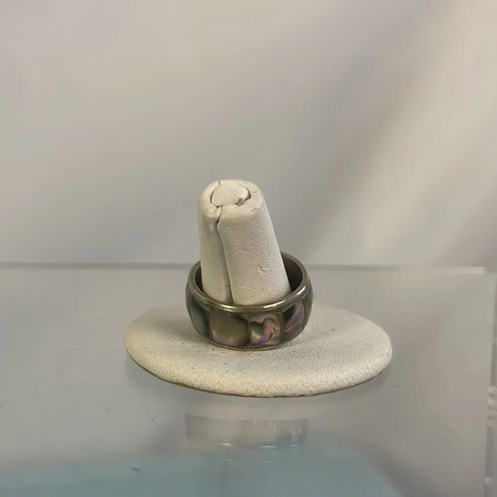 Abalone Sterling Band Ring